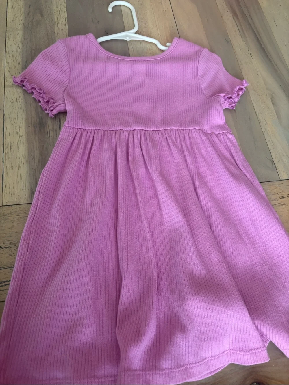 GAP Girls Yellow Daisy Short-Sleeve Tiered Dress